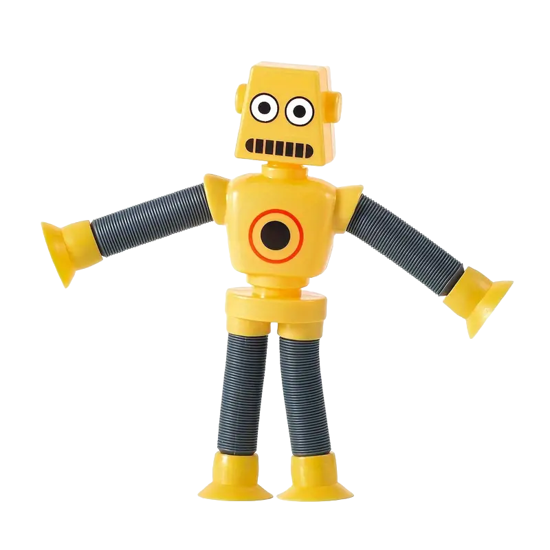 Pre Filled Party Bag for Kids - Stretchy robot and other 4 items included