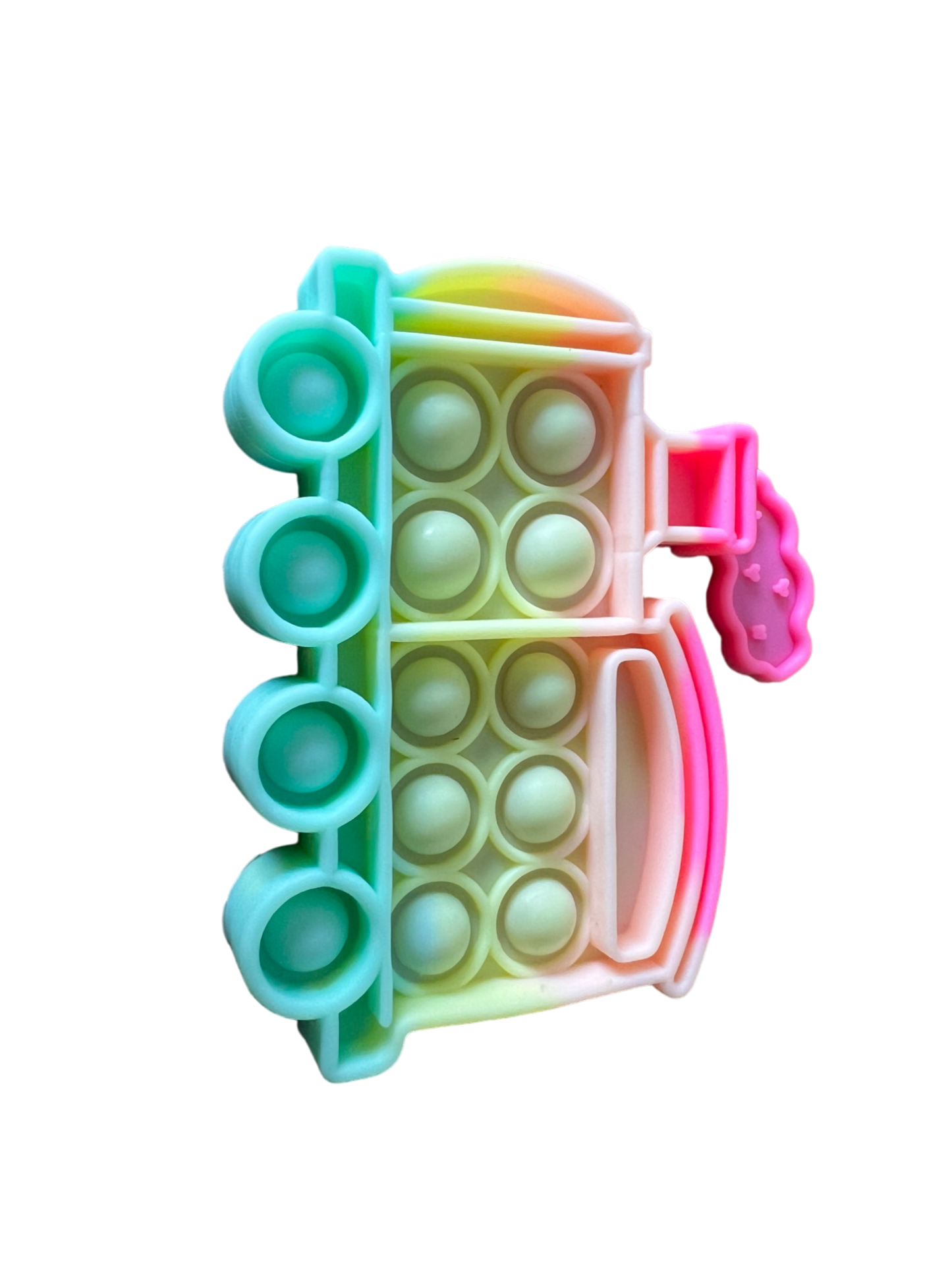 Pop it fidget toy- steam train shape