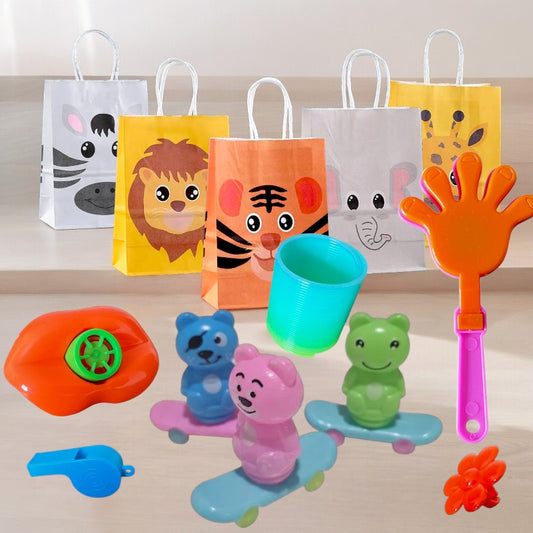 Kids Party Loot Bags - Prefilled Party Favour - Skate fun - 6 items included