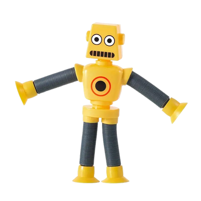 Pre Filled Party Bag for Kids - Stretchy robot  and other 4 items included