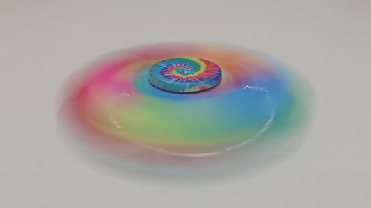 Rainbow Bubble Popping Game with a Fidget Toy Spinner Featuring 5 Buttons"